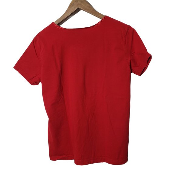 Red t-shirt, Hunt Club summer top - Picture 2 of 8